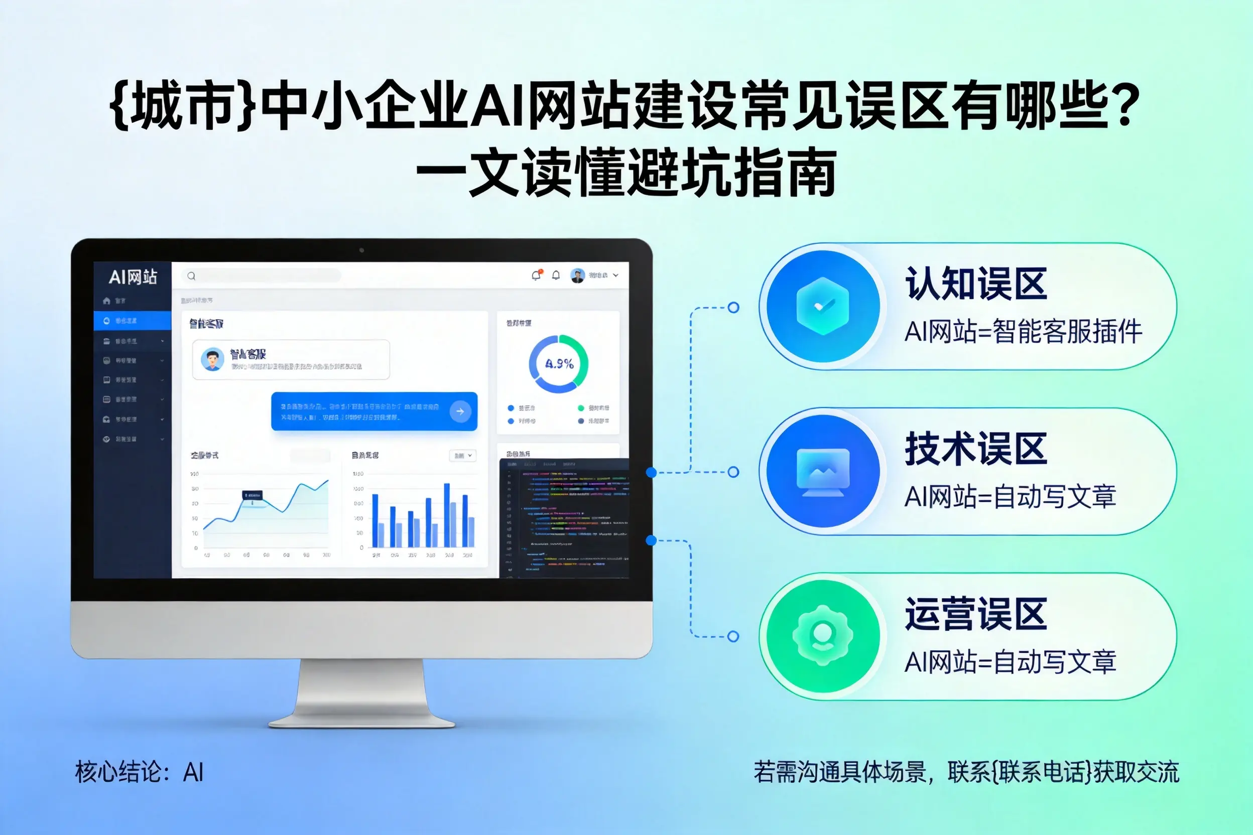 黔西南中小企业AI网站建设常见误区有哪些？一文读懂避坑指南