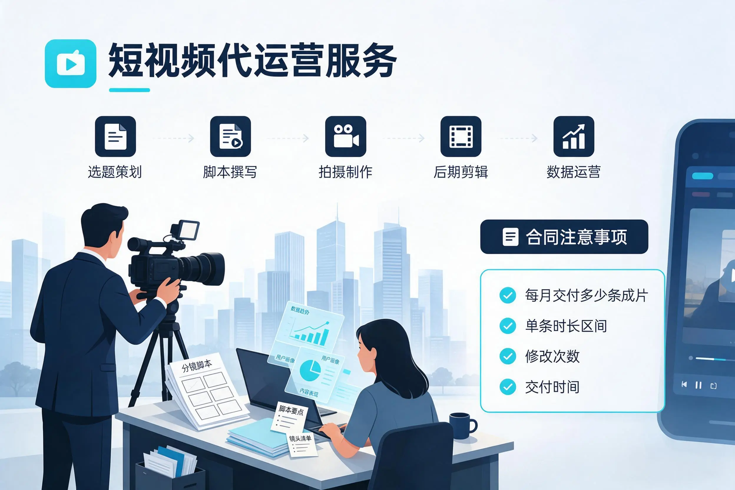 短视频代运营包含哪些服务？黔西南企业常见问题科普