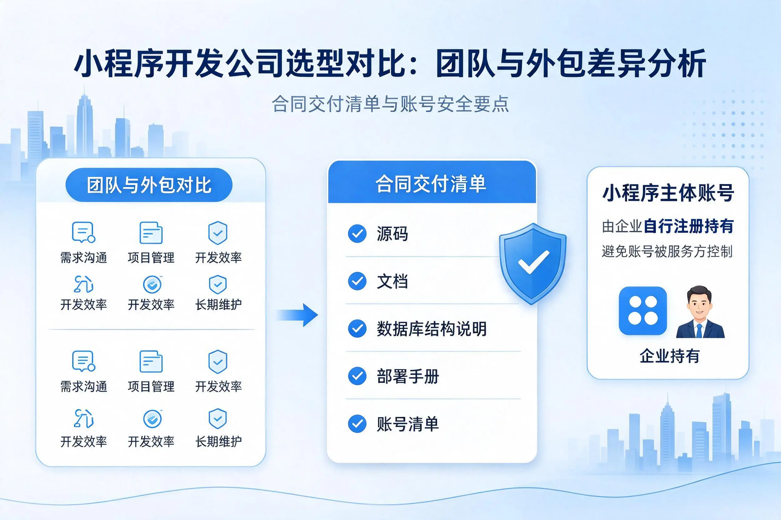 黔西南小程序开发公司选型对比：团队与外包差异分析