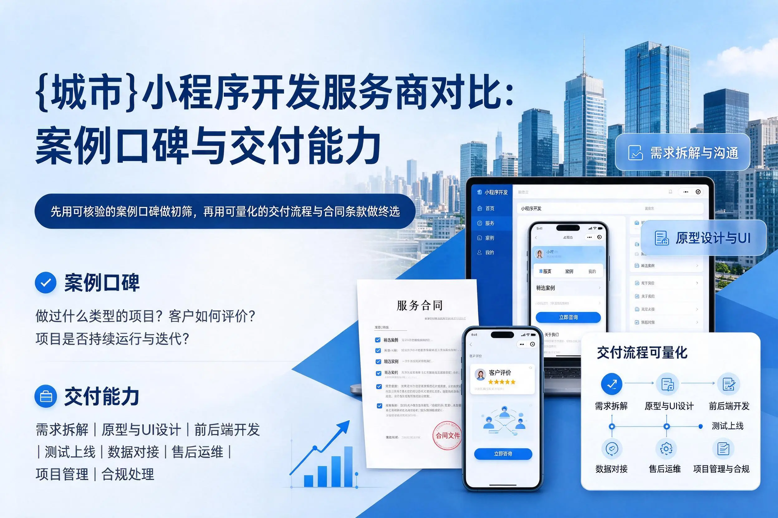 黔西南小程序开发服务商对比：案例口碑与交付能力
