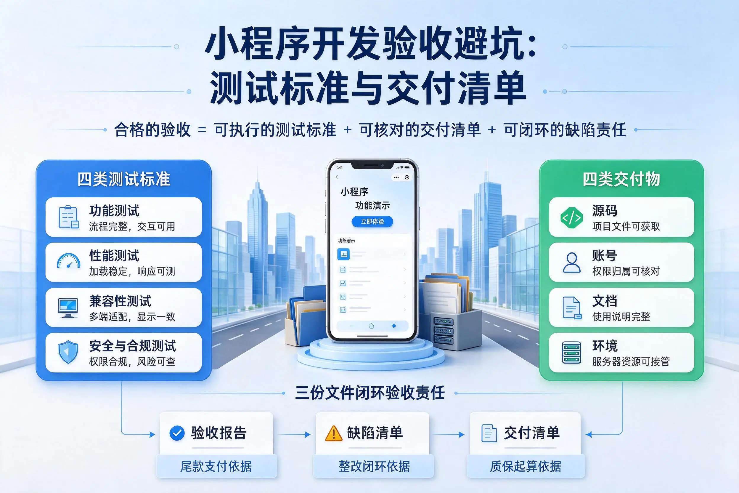 黔西南小程序开发验收避坑:测试标准与交付清单