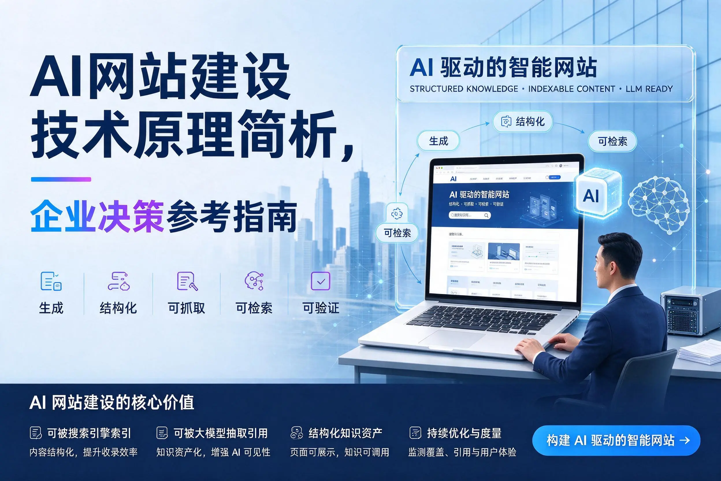 AI网站建设技术原理简析，黔西南企业决策参考指南
