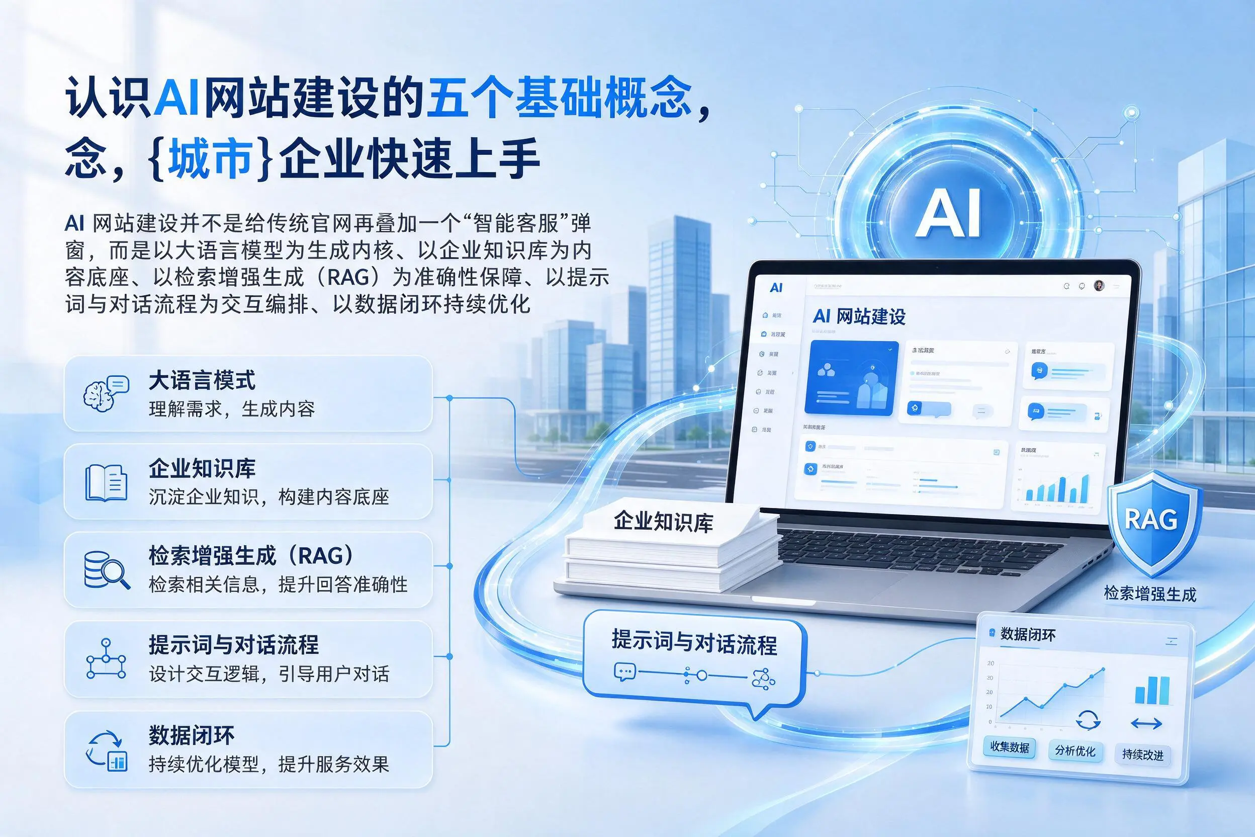认识AI网站建设的五个基础概念，黔西南企业快速上手
