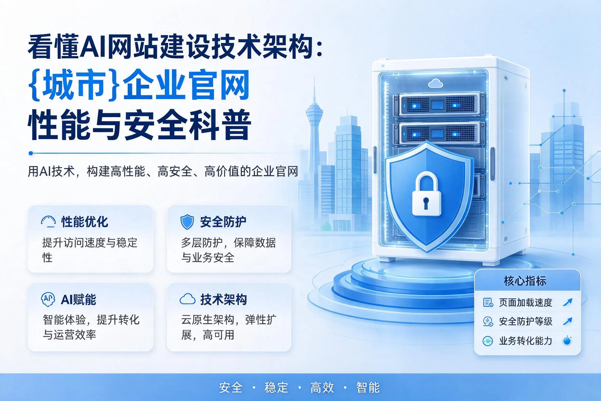看懂AI网站建设技术架构：黔西南企业官网性能与安全科普