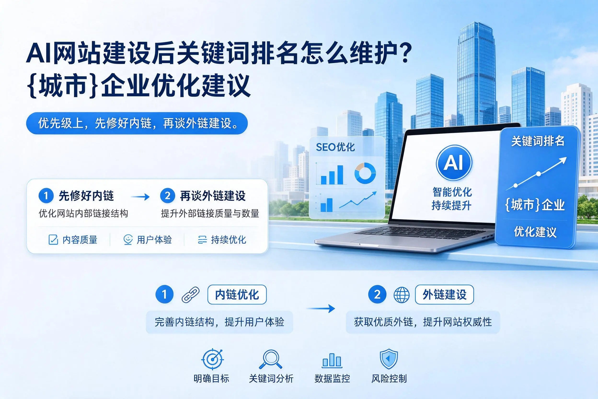 AI网站建设后关键词排名怎么维护？黔西南企业优化建议