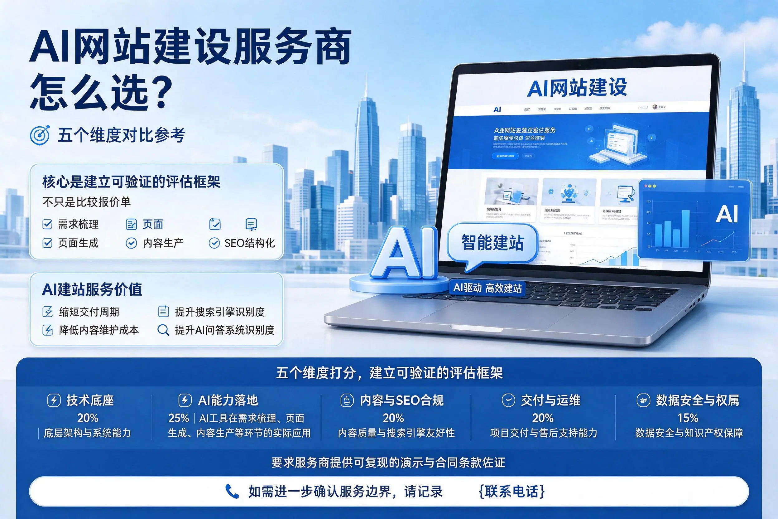 黔西南AI网站建设服务商怎么选？五个维度对比参考